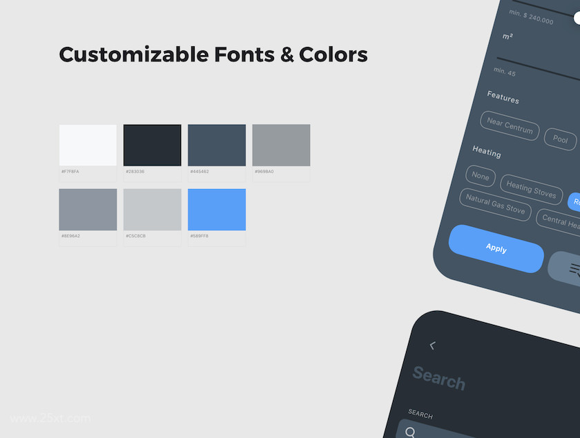 25xt-484098 Nors Dark - Real Estate App UI Kit5.jpg
