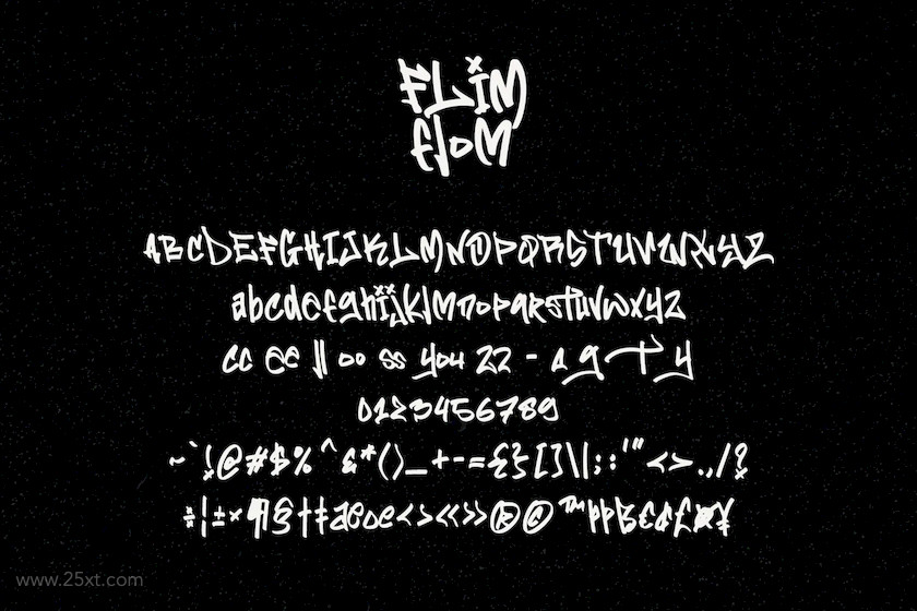 25xt-484113 Flim Flom - Graffiti Font5.jpg