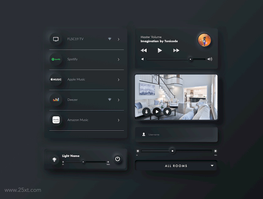25xt-484152 Dark Neumorphic UI Kit6.jpg