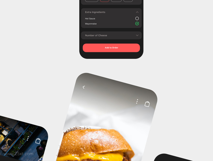 25xt-484313 Spes Dark Food Delivery App UI Kit8.jpg