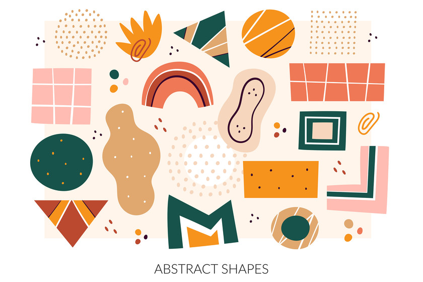 25xt-484483 Abstract Shapes Clipart. Digital Prints1.jpg