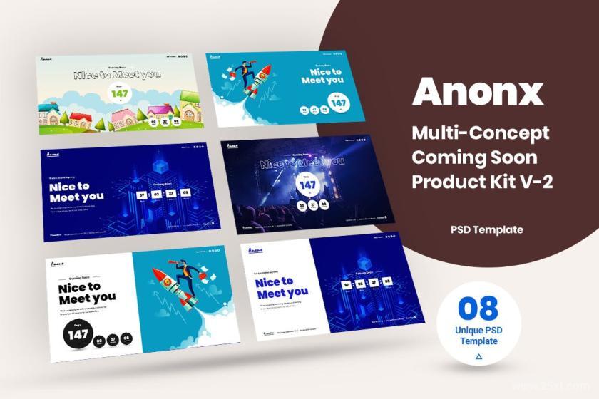 25xt-484495 MUlti-Concept Coming Soon PSD Template Kit V-2	1.jpg