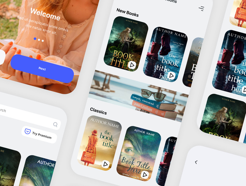 25xt-484697 Kleio Book Listening App UI Kit5.jpg