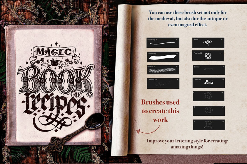 25xt-484717 Medieval Manuscript Creator Kit4.jpg