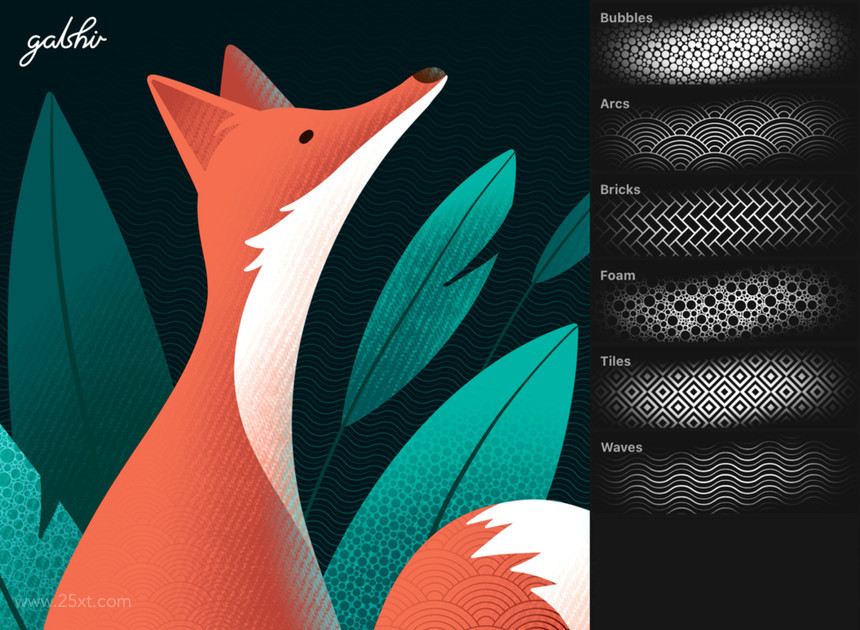 25xt-484912 Magic Patterns - Stylistic Pattern Brushes1.jpg