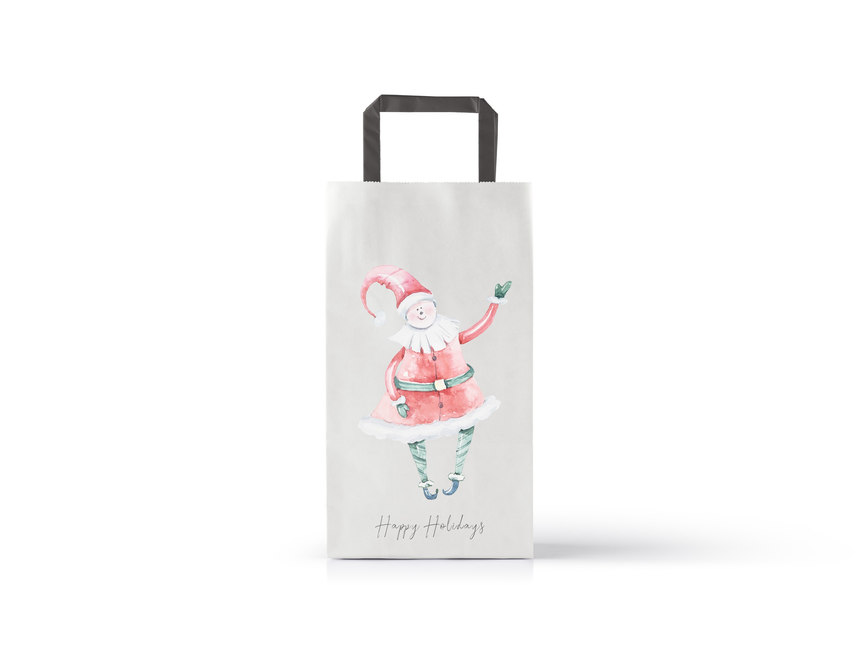25xt-127378 Watercolor Christmas clipart. Santa, Christmas tree, penguin 2.jpg