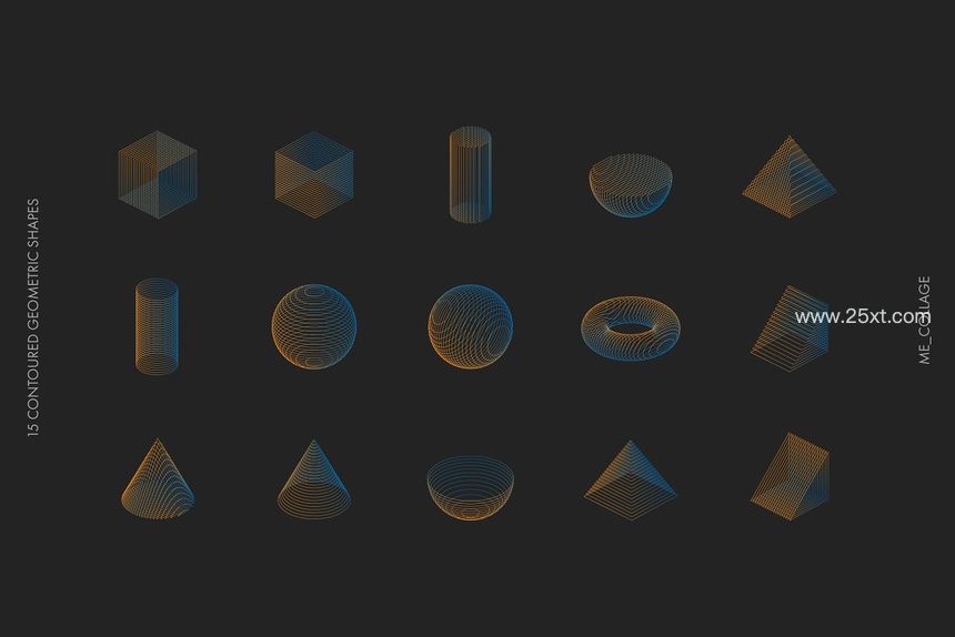 25xt-485626-Contoured Vector Geometric Shapes9.jpg