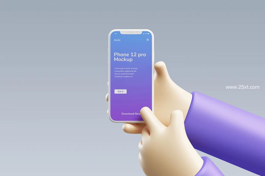 25xt-486118-iPhone Clay on the hand mockup vol22.jpg