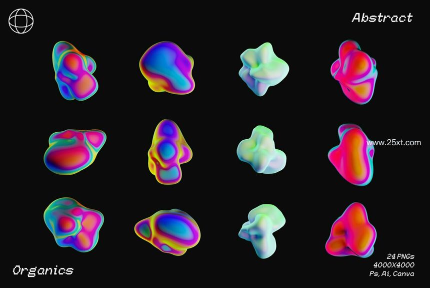 25xt-486214-Iridescent Gradient Shapes & Backgrounds3.jpg