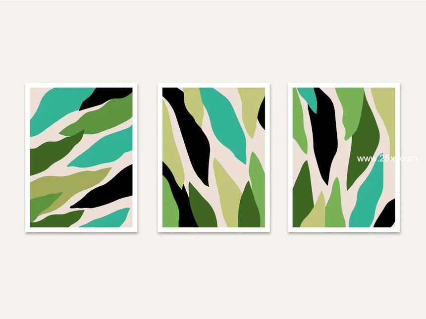 25xt-486591-Leaf Tropical Abstract Art Poster Collection Print2.jpg