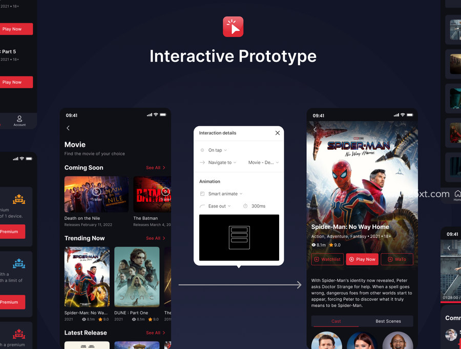25xt-486688-Movplus - Movie App UI Kit6.jpg