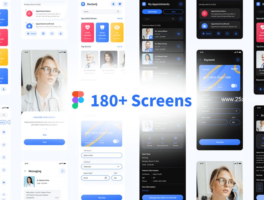 25xt-487135-DoctorQ - Online Doctor Consultation App UI Kit7.jpg