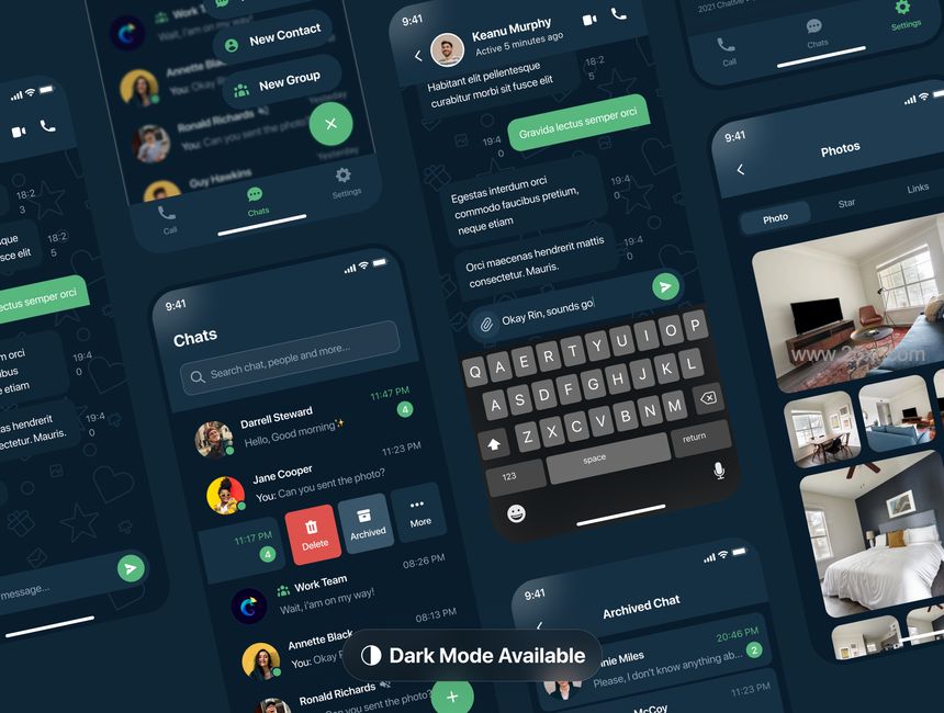 25xt-487332-Chatme - Messenger Chat App UI Kit4.jpg