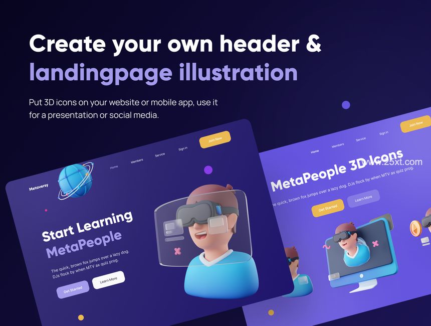 25xt-487336-Metaversy - Metaverse 3D Icon Set6.jpg