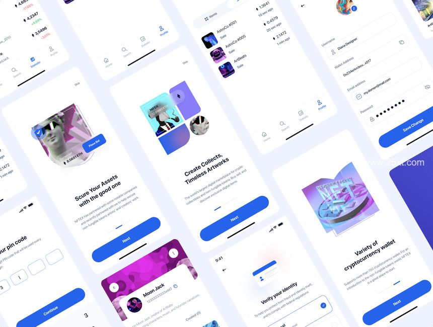 25xt-487862-NFTEX - NFT Market App UI Kit4.jpg
