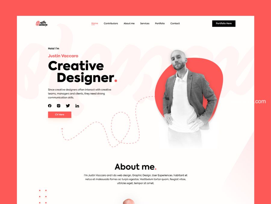 25xt-488220-Hings - Personal Resume & Portfolio Landing Page4.jpg