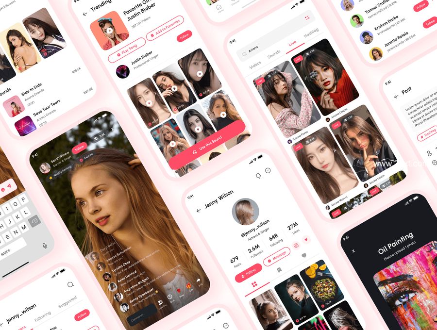 25xt-161937-Zuzu - Short Video & Social Media App UI Kit4.jpg