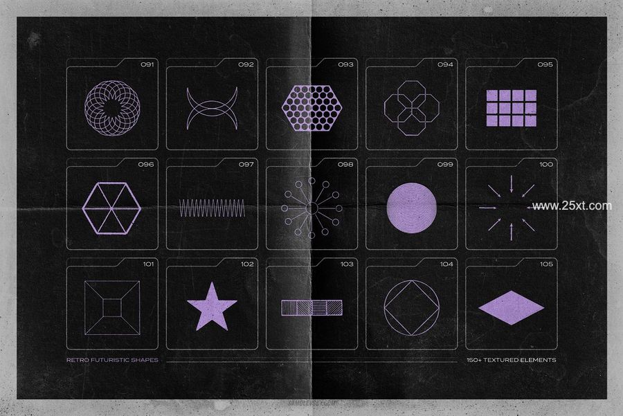 25xt-171066-150 Retro-futuristic textured shapes11.jpg