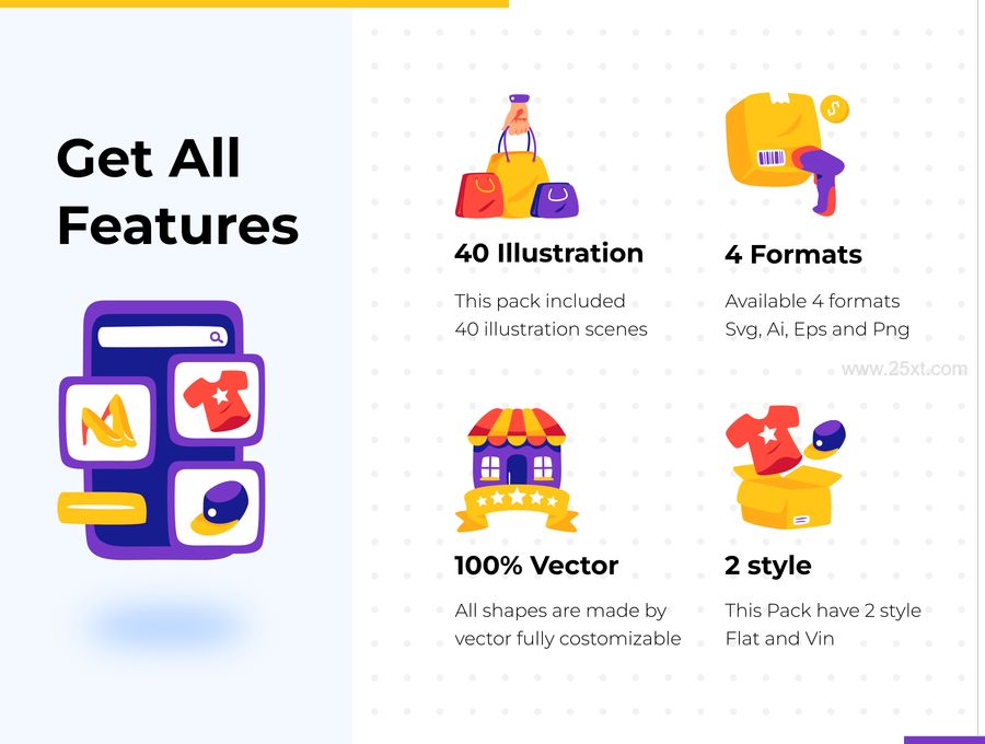25xt-171125-Online shopping Illustration - Bukeicon 2.0 series2.jpg