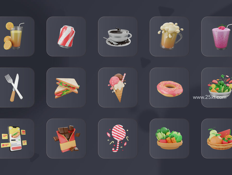 25xt-172445-30 3D Food & Meals Icons Illustration9.jpg