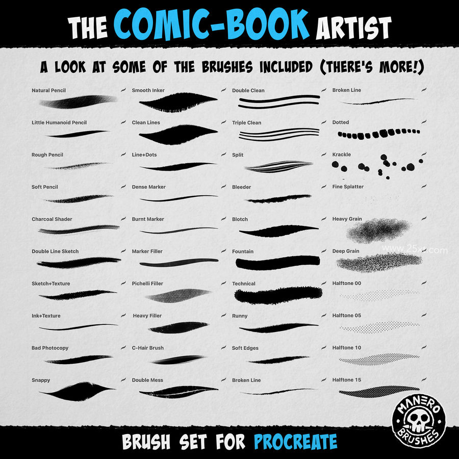 25xt-162895-The Comic-Book Artist Brush Set for Procreate2.jpg