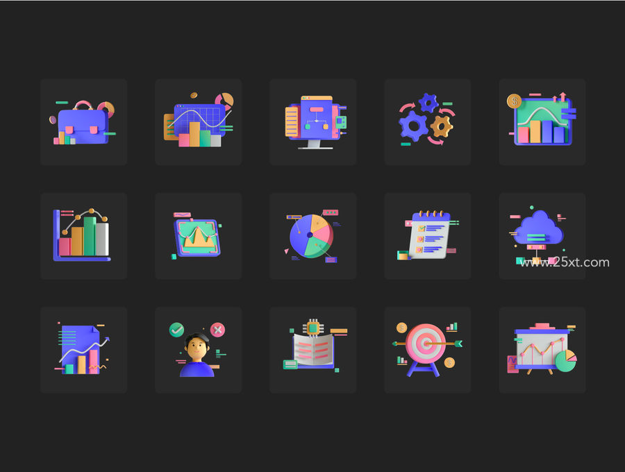 25xt-172621-30 3D Business Analytics Icon Set7.jpg