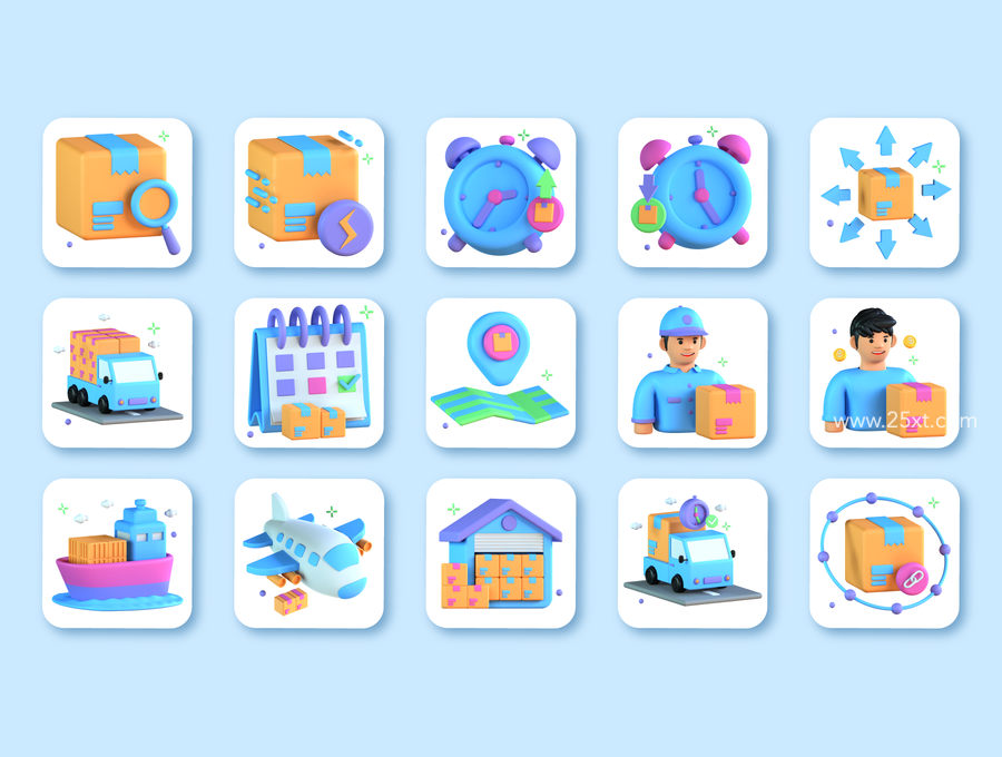 25xt-163481-30 3D Shipping Logistics Icons7.jpg