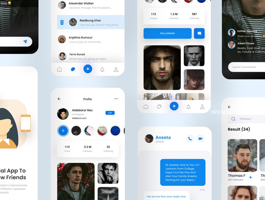 25xt-163914-Chatly - Social Media App UI Kit6.jpg