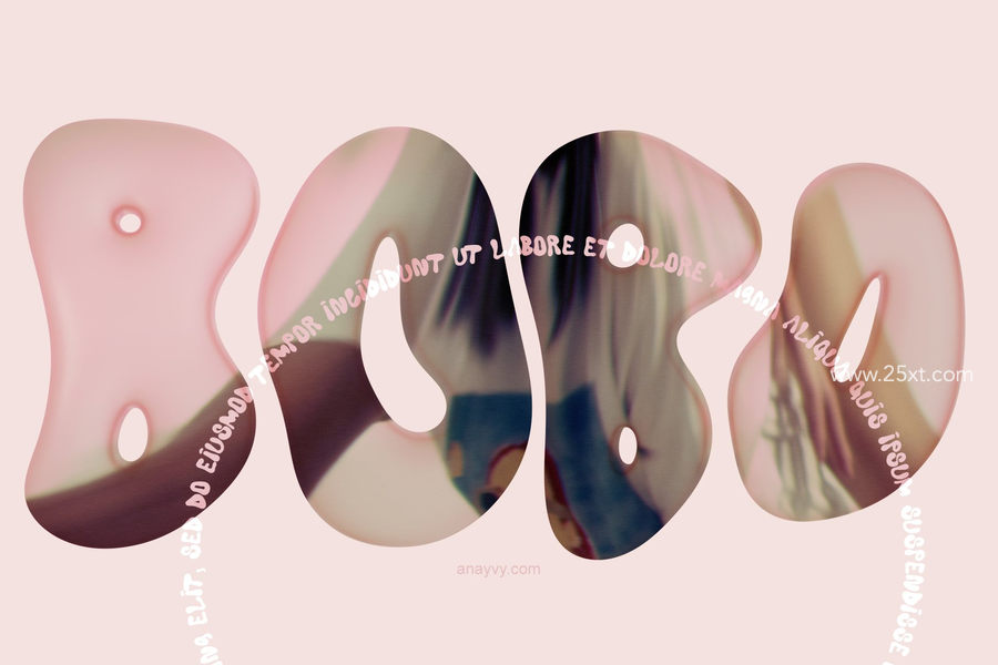 25xt-164017-ok cool metallic bubble font duo11.jpg