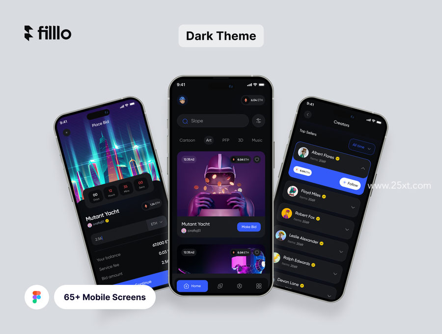 25xt-172976-Filllo NFT Market UI Kit8.jpg
