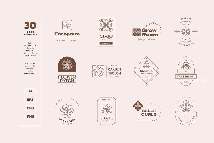 25xt-172992-Geometry Floral Logo Kit9.jpg