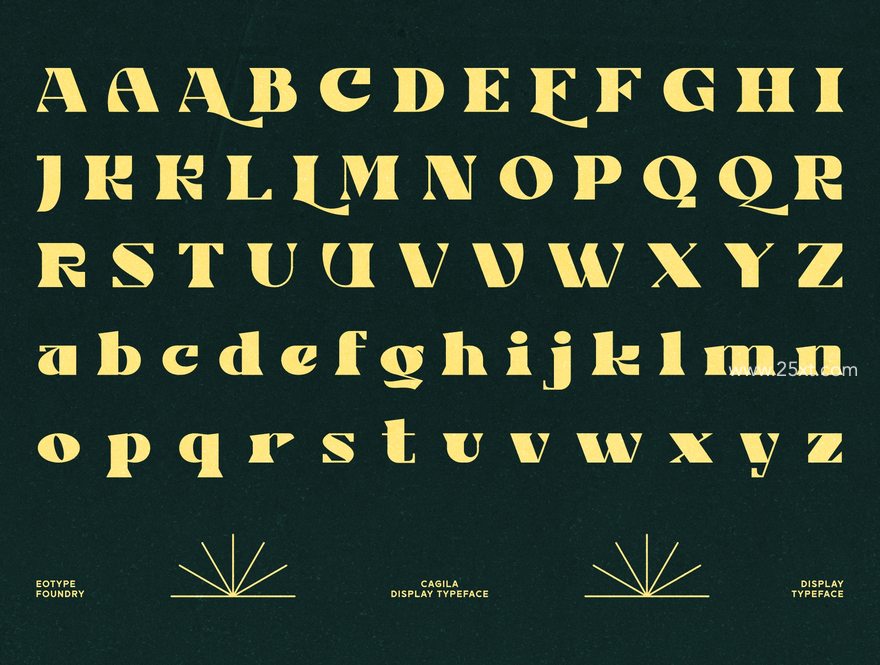 25xt-164252-Cagila - Display Typeface4.jpg