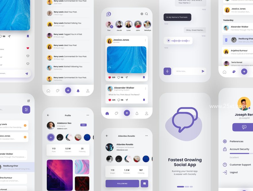25xt-164319-Socially - Social Media App UI Kit2.jpg