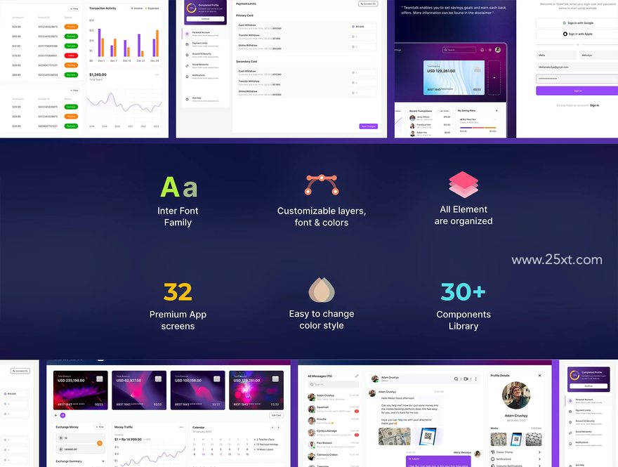 25xt-164578-Teamtalk - Digital Banking Dashboard Ui Kit3.jpg