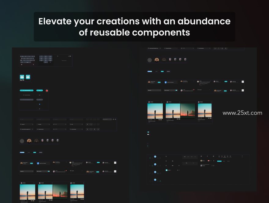 25xt-164603-Balb - Social Media App UI Kit5.jpg
