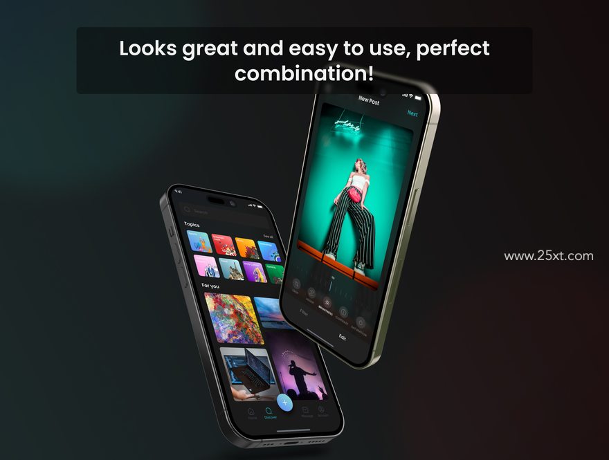 25xt-164603-Balb - Social Media App UI Kit7.jpg