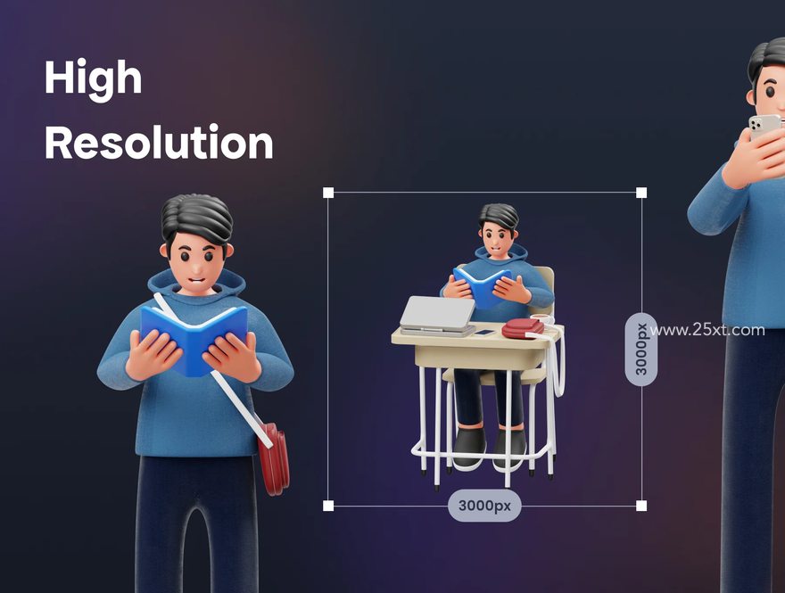 25xt-164609-College Student 3D Character Illustration3.jpg