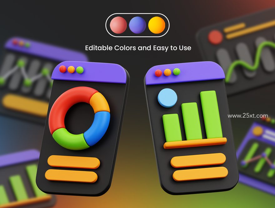 25xt-164637-Graph and Chart 3D Objects4.jpg