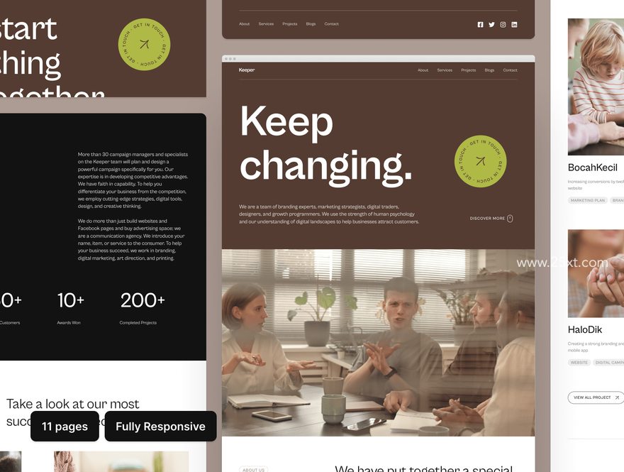 25xt-164796-Keeper - Digital agency website for Framer7.jpg
