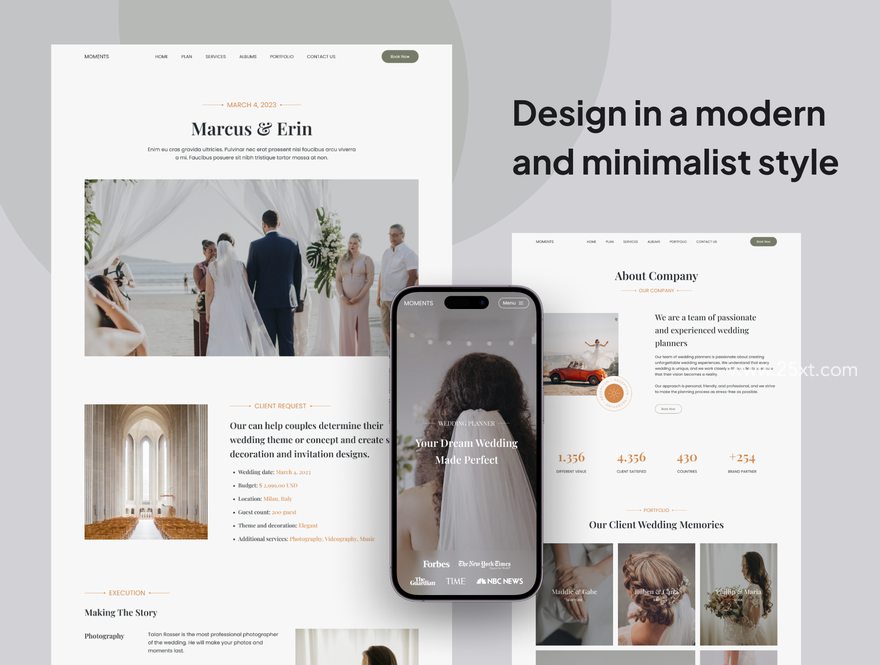 25xt-165301-Moments - Wedding Planner Web Templates2.jpg