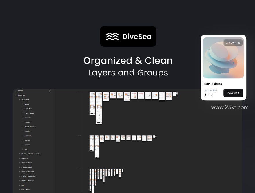 25xt-165388-DiveSea - NFT Market Landing Page & Web UI KIT3.jpg