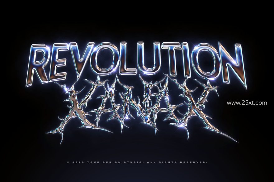 25xt-165671-Chrome Text Effects Logo Styles Vol.73.jpg