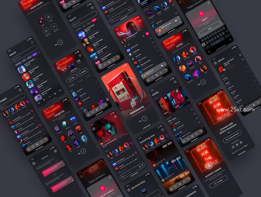 25xt-165712-Music app UI Kit8.jpg