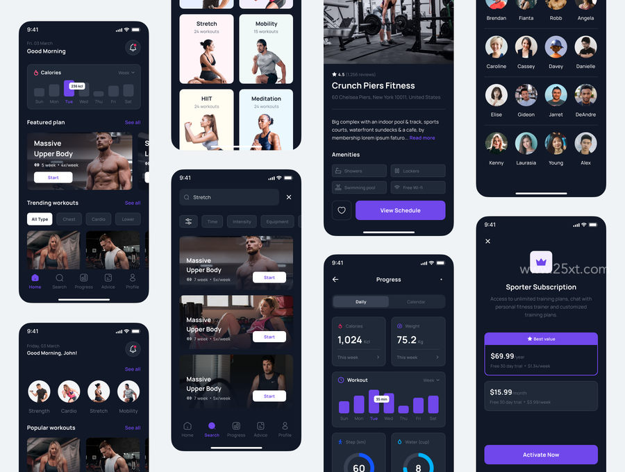 25xt-173179-Sporter - Fitness & Workout App UI Kit5.jpg
