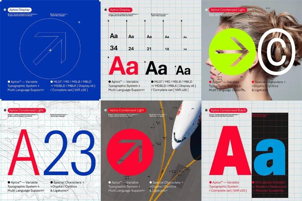 時隔15年，微軟全新的Office字體Aptos是如何設計出來的？