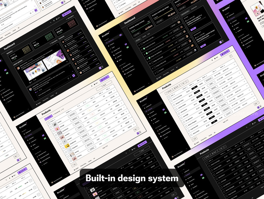 25xt-165973-Bruddle - Neo brutalism coded UI Kit8.jpg