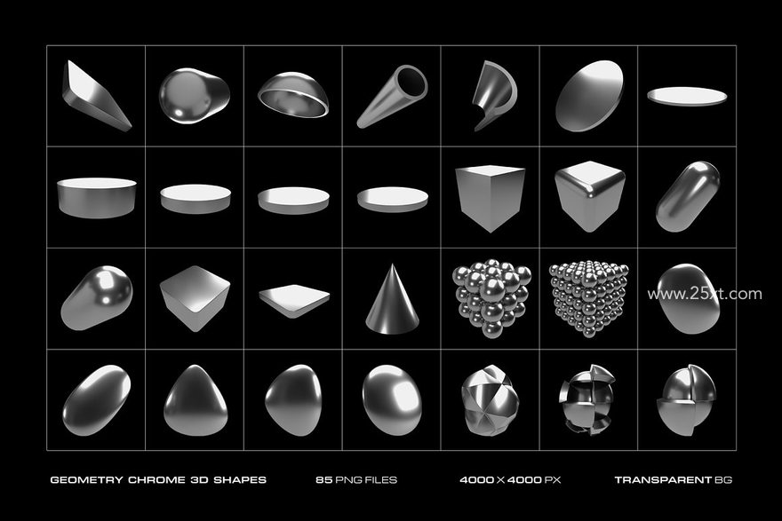 25xt-166012-Geometry Chrome 3D Shapes5.jpg