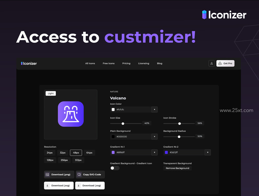 25xt-174193-Iconizer Pro Icon Customizer 4800+ Icons 3 Styles6.jpg
