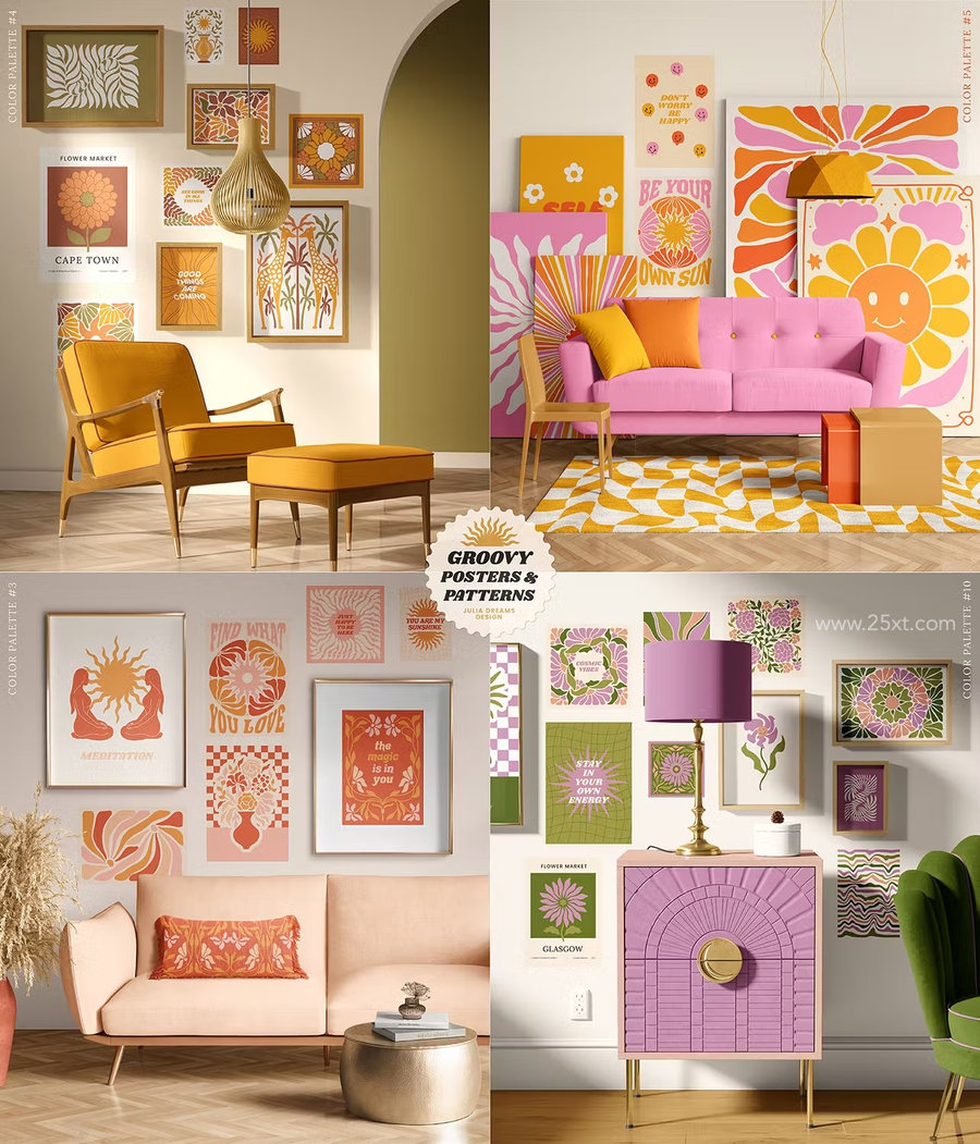 25xt-174230-Groovy Boho Posters Patterns Flower 70s12.jpg