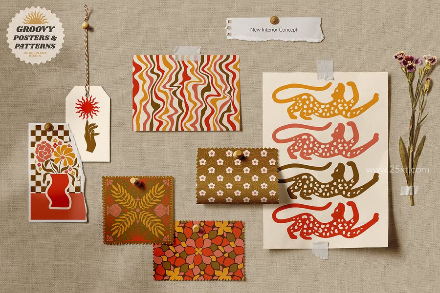 25xt-174230-Groovy Boho Posters Patterns Flower 70s13.jpg